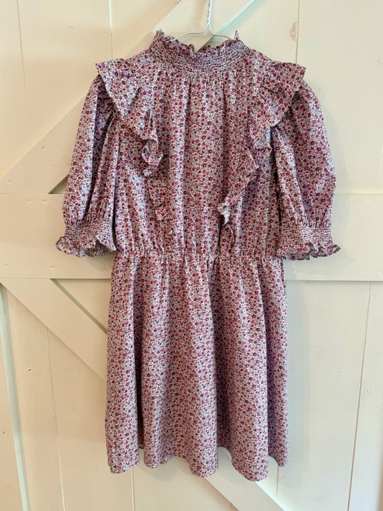 Hyacinth House Dresses & Skirts - Hyacinth House Floral Smocked Ruffle Dress Size Small Cottagecore Prairie